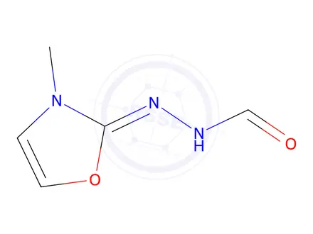 Chemical structure of N'-(3-Methyloxazol-2(3H)-ylidene)formohydrazide