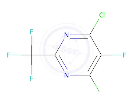 Chemical structure of 4,6-Dichloro-5-fluoro-2-(trifluoromethyl)-pyrimidine