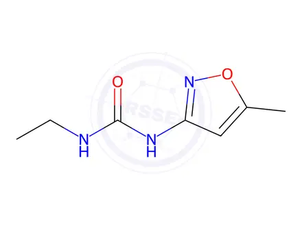 Chemical structure of 3-ethyl-1-(5-methyl-1,2-oxazol-3-yl)urea