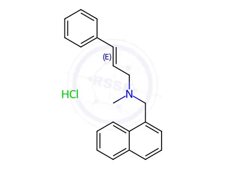 Chemical structure of Naftifine hydrochloride