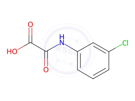 Chemical structure of [(3-Chlorophenyl)amino](oxo)acetic acid