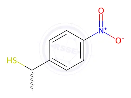 Chemical structure of 1-(4-Nitrophenyl)ethane-1-thiol