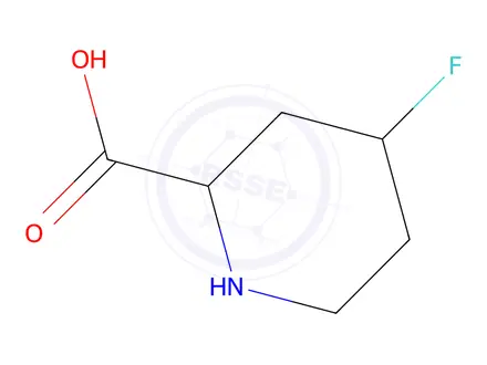 Chemical structure of 4-Fluoropiperidine-2-carboxylic acid