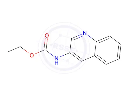 Chemical structure of N-(Quinolin-3-yl)carbamic acid ethyl ester