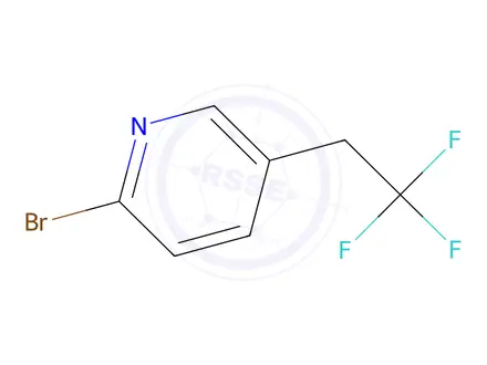 Chemical structure of 2-Bromo-5-(2,2,2-trifluoroethyl)pyridine