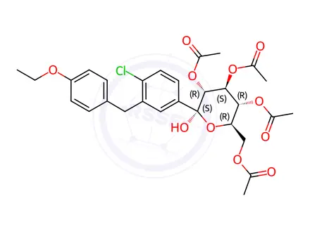 Chemical structure of Dapagliflozin Impurity 450
