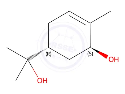 Chemical structure of trans-Sobrerol