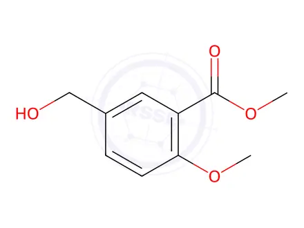 Chemical structure of Methyl-5-(hydroxymethyl)-2-methoxybenzoate