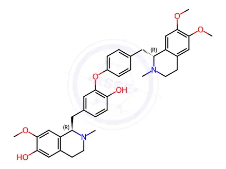 Chemical structure of Dauricinoline
