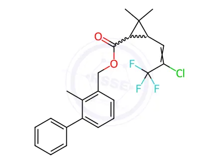 Chemical structure of Rac-Bifenthrin