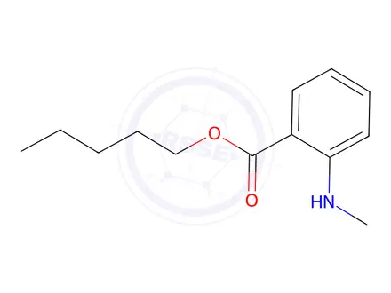 Chemical structure of 2-Methylaminobenzoic acid pentyl ester