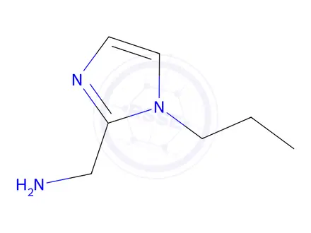 Chemical structure of 1-(1-propyl-1H-imidazol-2-yl)methanamine