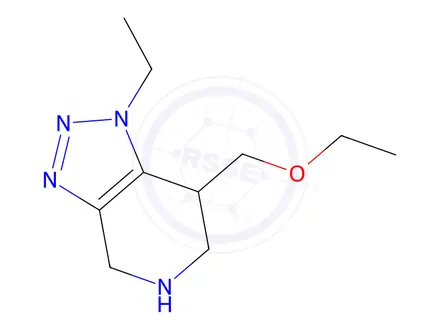 Chemical structure of 7-(Ethoxymethyl)-1-ethyl-4,5,6,7-tetrahydro-1H-[1,2,3]triazolo[4,5-c]pyridine