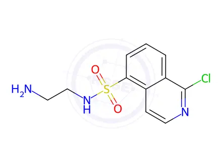 Chemical structure of N-(2-Aminoethyl)-1-chloroisoquinoline-5-sulfonamide
