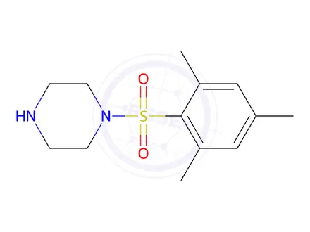 Chemical structure of 1-(2,4,6-Trimethylbenzenesulfonyl)piperazine