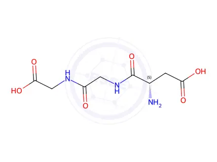 Chemical structure of glycyl-aspartyl-glycine