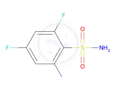 Chemical structure of 2-Amino-4,6-difluorobenzenesulfonamide