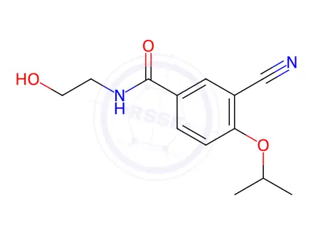 Chemical structure of Ozanimod Hydroxy Amide Impurity