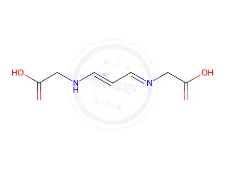 Chemical structure of 1-amino-3-imino-N,N'-propene diacetate
