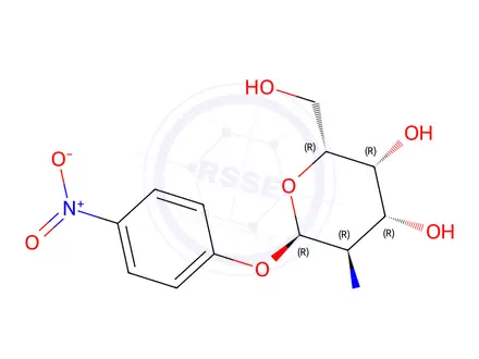 Chemical structure of N-((2R,3R,4R,5R,6R)-4,5-Dihydroxy-6-(hydroxymethyl)-2-(4-nitrophenoxy)tetrahydro-2H-pyran-3-yl)acetamide