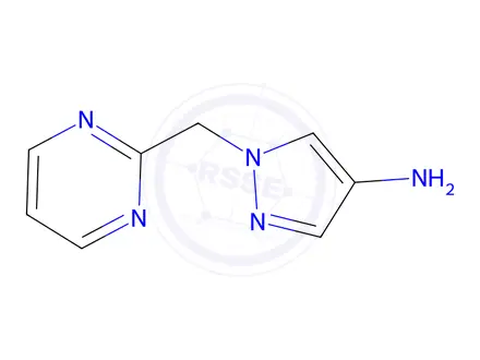 Chemical structure of 1-(pyrimidin-2-ylmethyl)-1H-pyrazol-4-amine