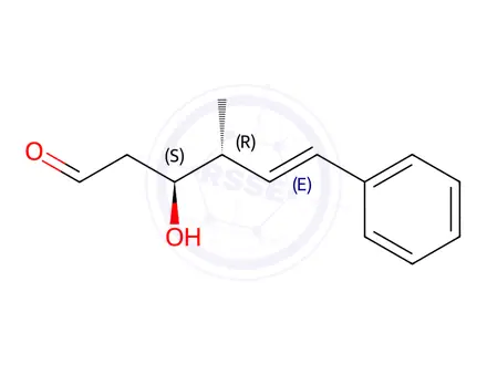 Chemical structure of (3S,4R,E)-3-Hydroxy-4-methyl-6-phenylhex-5-enal