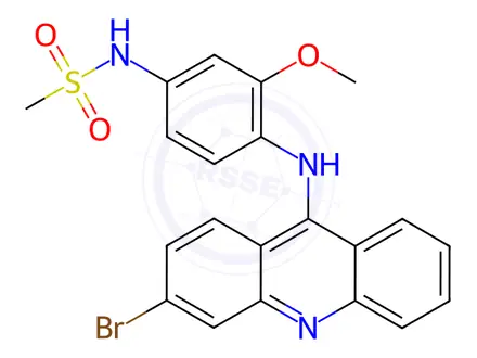 Chemical structure of Amsacrine Hydrochloride Impurity 65