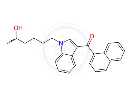 Chemical structure of JWH-019 5-Hydroxyhexyl