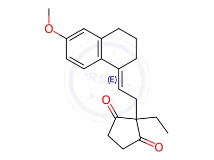 Chemical structure of Levonorgestrel Impurity 55