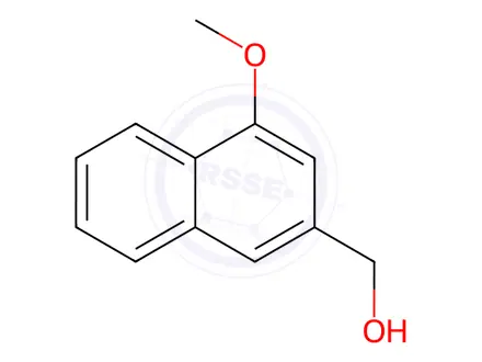 Chemical structure of (4-Methoxynaphthalen-2-yl)methanol