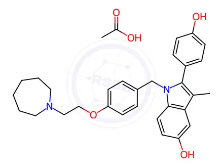 Chemical structure of Bazedoxifene Impurity 30