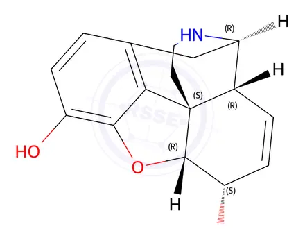 Chemical structure of Normorphine