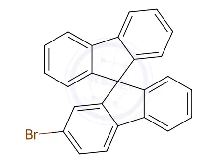 Chemical structure of 2-Bromo-9,9'-spirobi[fluorene]