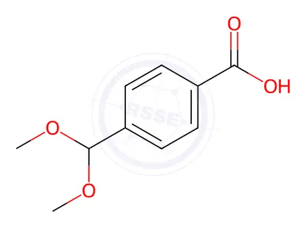 Chemical structure of 4-(Dimethoxymethyl)benzoic Acid