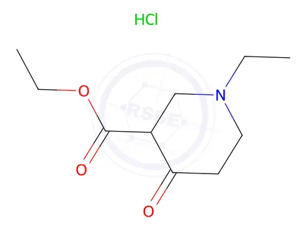 Chemical structure of Ethyl 1-ethyl-4-oxopiperidine-3-carboxylate