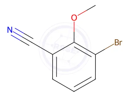 Chemical structure of 3-Bromo-2-methoxybenzonitrile