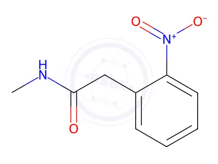 Chemical structure of N-methyl-2-(2-Nitrophenyl)Acetamide