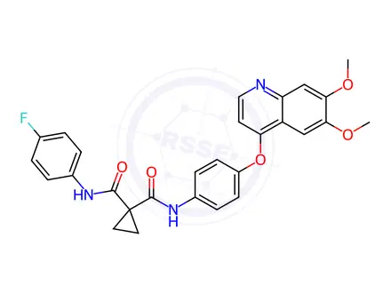 Chemical structure of Cabozantinib