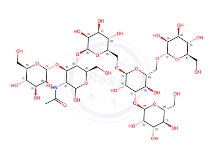 Chemical structure of Man5GlcNAc