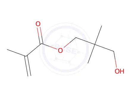 Chemical structure of 3-hydroxy-2,2-dimethylpropyl methacrylate