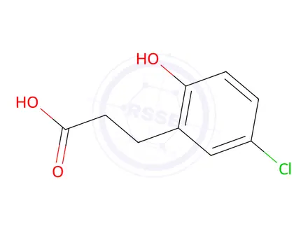 Chemical structure of 3-(5-CHLORO-2-HYDROXYPHENYL)PROPANOIC ACID