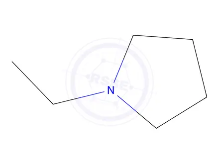 Chemical structure of N-ethyl-Tetrahydropyrrole