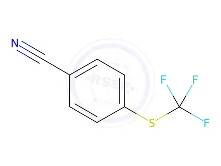 Chemical structure of 4-(Trifluoromethylthio)benzonitrile