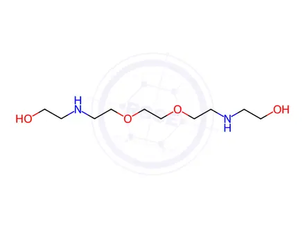 Chemical structure of OH-CH2CH2NH-PEG3-NHCH2CH2-OH