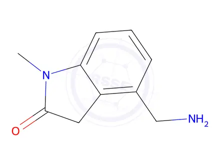 Chemical structure of 4-(Aminomethyl)-1-methylindolin-2-one