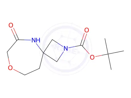 Chemical structure of Tert-butyl 6-oxo-8-oxa-2,5-diazaspiro[3.6]Decane-2-carboxylate