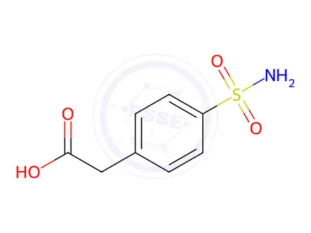 Chemical structure of (4-Sulfamoyl-phenyl)-acetic acid
