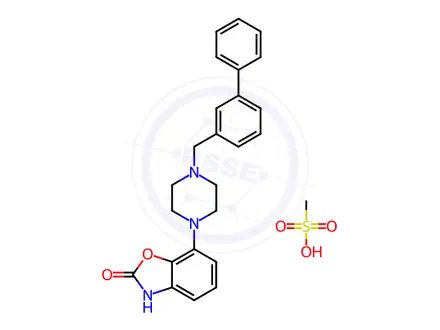 Chemical structure of Bifeprunox Mesylate