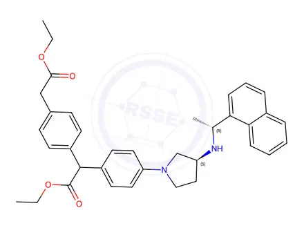 Chemical structure of Evocalcet Impurity 5