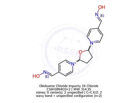 Chemical structure of Obidoxime Chloride Impurity 19 Chloride